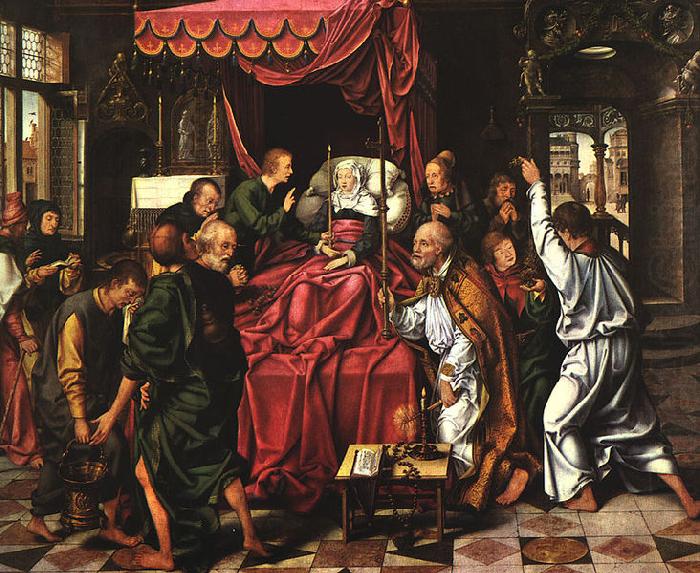 The Death of the Virgin, Joos van cleve